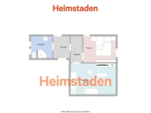 Pronájem bytu 2+kk, Ostrava - Michálkovice, Zvoníčkova, 51 m2