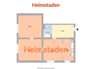 Pronájem bytu 3+kk, Ostrava - Poruba, Matěje Kopeckého, 71 m2