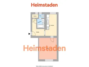 Pronájem bytu 1+1, Havířov - Město, Chopinova, 38 m2