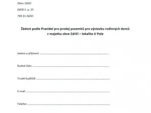 Prodej pozemku pro bydlení, Záříčí, 811 m2