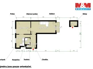 Pronájem bytu 2+1, Plzeň - Lobzy, Blatenská, 54 m2