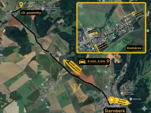 Prodej pozemku pro bydlení, Komárov, 735 m2