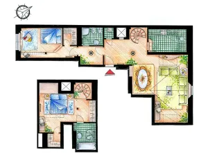 Pronájem bytu 3+1, Praha - Nové Město, Odborů, 108 m2