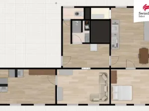 Prodej bytu 3+1, Dalovice, Dolní, 97 m2