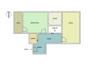 Prodej bytu 2+1, Trutnov - Horní Předměstí, Chodská, 71 m2