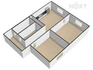 Prodej bytu 3+1, Vratimov, Na Vyhlídce, 60 m2