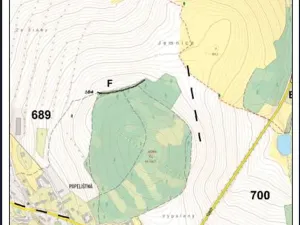 Prodej lesa, Červená Řečice, 496 m2