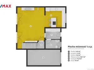 Pronájem rodinného domu, Bašť, Kostelecká, 123 m2