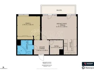 Prodej bytu 2+kk, Praha - Pitkovice, Májovková, 67 m2