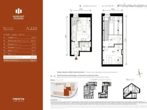 Pronájem bytu 2+kk, Praha - Nusle, Vrtbova, 65 m2