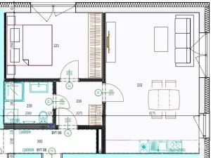 Pronájem bytu 2+kk, Havlíčkův Brod, 49 m2