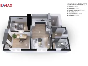 Prodej bytu 2+kk, Hradec Králové, Škroupova, 46 m2