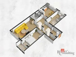 Prodej bytu 3+1, Praha - Modřany, Urbánkova, 79 m2