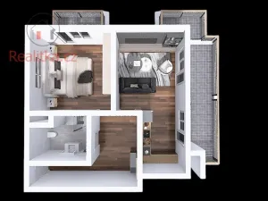 Prodej bytu 2+kk, Mělník, Vlasákova, 58 m2