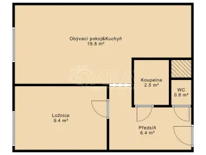 Prodej bytu 2+kk, Beroun - Beroun-Město, Košťálkova, 41 m2