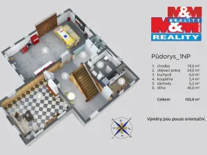 Prodej chalupy, Labská Stráň, 275 m2