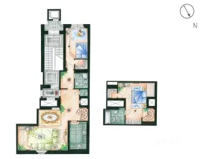 Pronájem bytu 3+1, Praha - Nové Město, Odborů, 108 m2