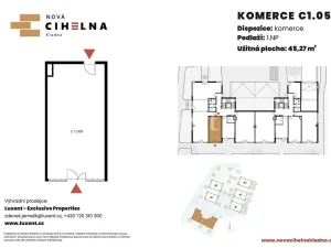 Pronájem obchodního prostoru, Kladno, 45 m2