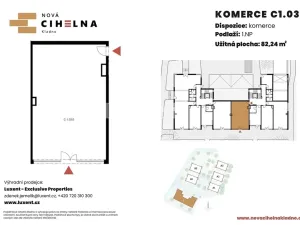 Pronájem obchodního prostoru, Kladno, 82 m2