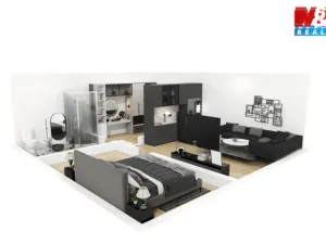 Pronájem bytu 2+kk, Radnice, Na Potocích, 49 m2