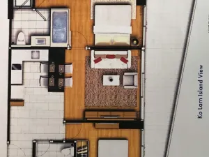 Prodej bytu 3+kk, Pattaya, Thajsko, 75 m2