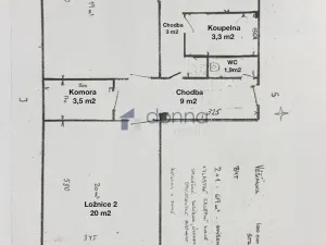 Pronájem bytu 2+1, Praha, Věšínova, 68 m2