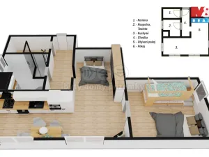 Prodej bytu 2+kk, Harrachov, 51 m2