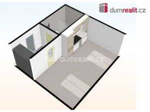 Pronájem bytu 1+kk, Praha - Veleslavín, Adamova, 31 m2