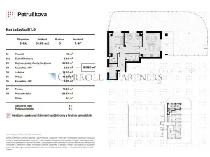 Prodej bytu 3+kk, Ostrava - Zábřeh, Petruškova, 82 m2