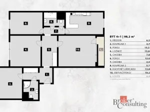 Prodej bytu 4+1, Liberec - Liberec VI-Rochlice, Dobiášova, 98 m2