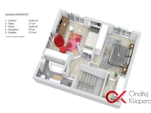 Prodej bytu 3+kk, Tuchoměřice, Nad Lávkou, 96 m2