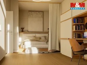 Prodej bytu 1+kk, Praha - Smíchov, Grafická, 41 m2