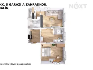 Prodej bytu 3+kk, Nový Malín, 65 m2