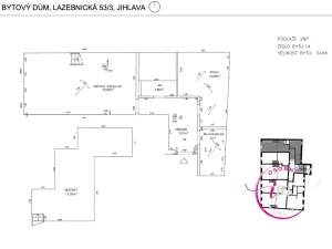 Prodej bytu 2+kk, Jihlava, Lazebnická, 65 m2