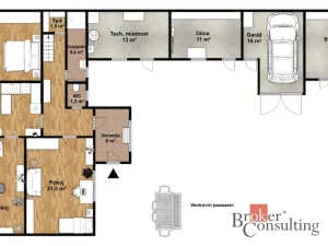 Prodej rodinného domu, Olomouc - Chomoutov, Dalimilova, 101 m2