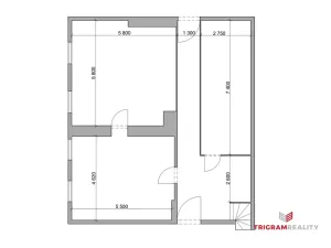 Pronájem kanceláře, Hradec Králové - Rusek, Černilovská, 243 m2
