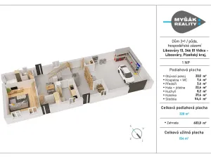 Prodej chalupy, Vidice, 154 m2