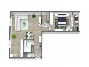 Pronájem bytu 2+1, Ostrava - Poruba, Ukrajinská, 53 m2