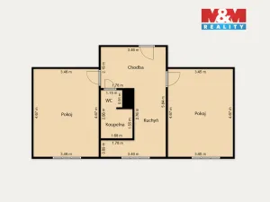 Prodej bytu 2+1, Aš, Karlova, 52 m2