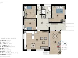 Prodej rodinného domu, Lety, V průhonu, 102 m2