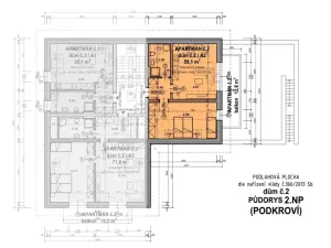 Prodej bytu 2+kk, Frymburk - Kovářov, 58 m2