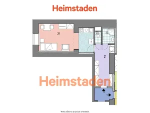 Pronájem bytu 1+kk, Havířov - Město, Marxova, 33 m2