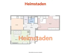 Pronájem bytu 2+1, Havířov - Město, Marie Majerové, 54 m2