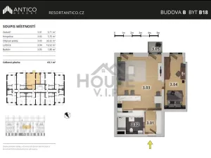 Pronájem bytu 2+kk, Český Brod, Kounická, 61 m2