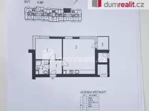 Pronájem bytu 2+kk, Milovice - Mladá, Zátopkova, 50 m2