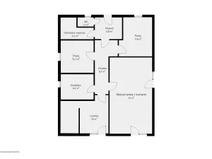 Prodej rodinného domu, Líně, Družstevní, 100 m2