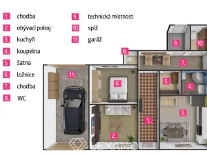 Prodej rodinného domu, Skalice, 72 m2