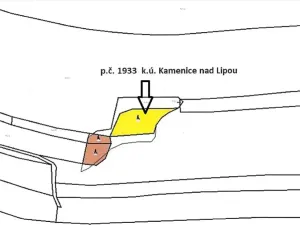 Prodej lesa, Kamenice nad Lipou, 5521 m2