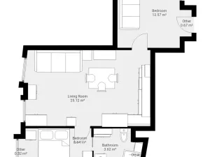 Prodej bytu 3+kk, Praha - Staré Město, Haštalská, 51 m2