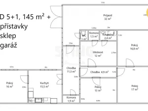 Prodej rodinného domu, Prušánky, Hodonínská, 25 m2